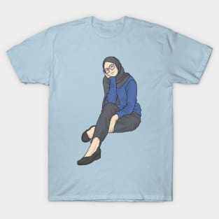 Beautiful Blue Hijab T-Shirt